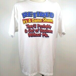 RETIRED Short Sleeve Tee size XL